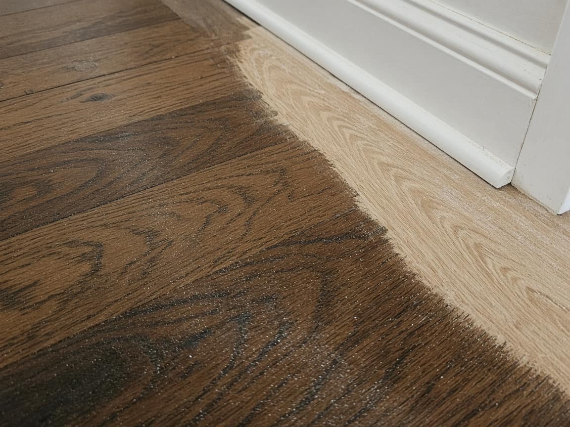 Edged strip along the baseboard